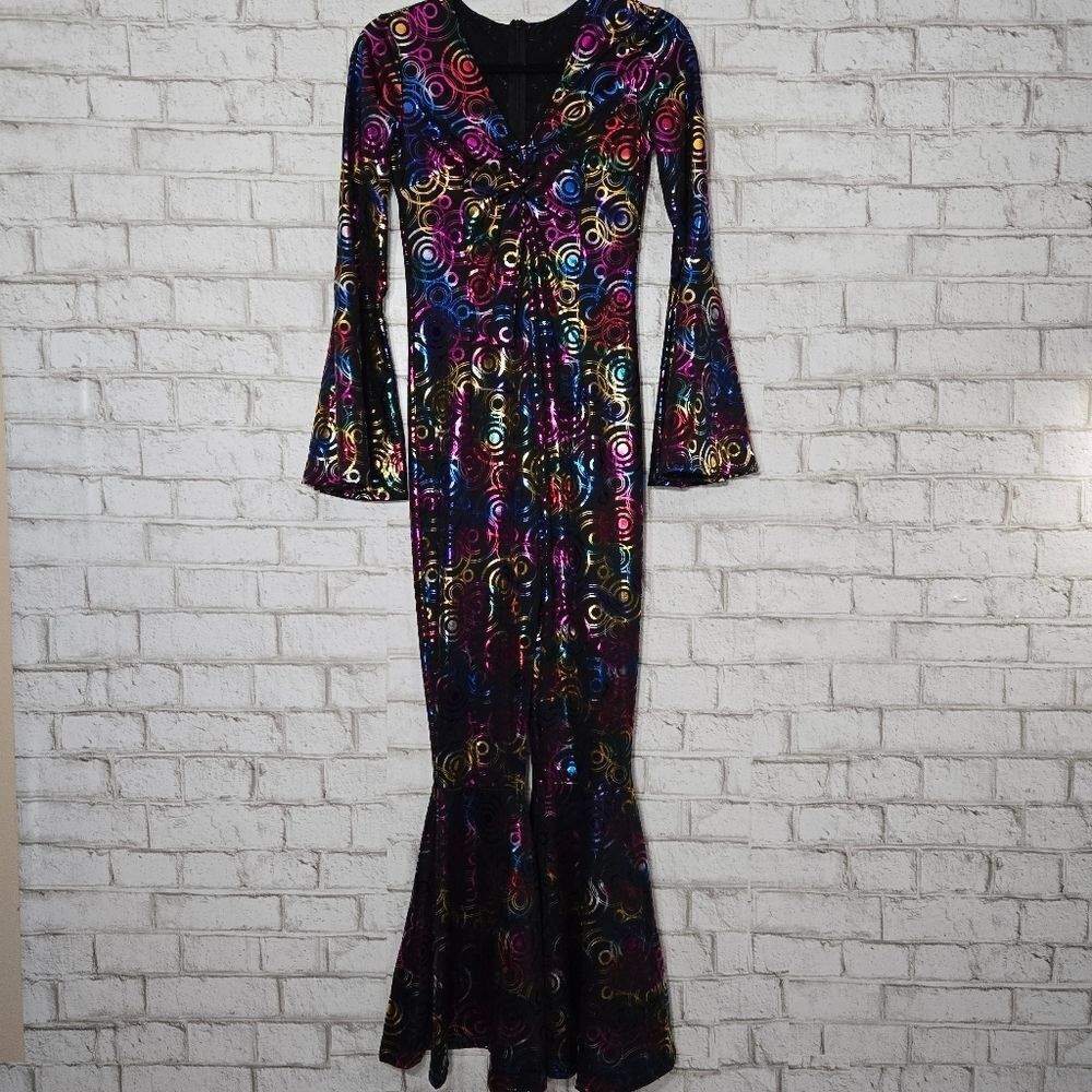 Colorful metallic jumpsuit